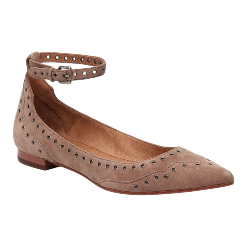Frye Sienna grommet ballet flat size 8